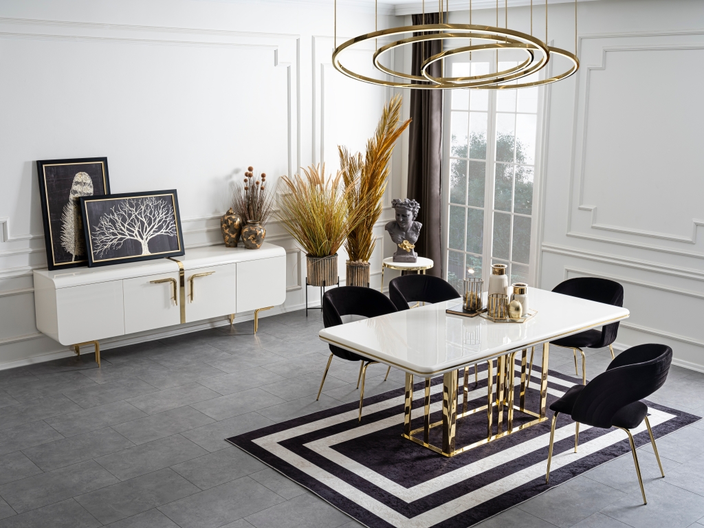 ASTON DINING ROOM SET (10)