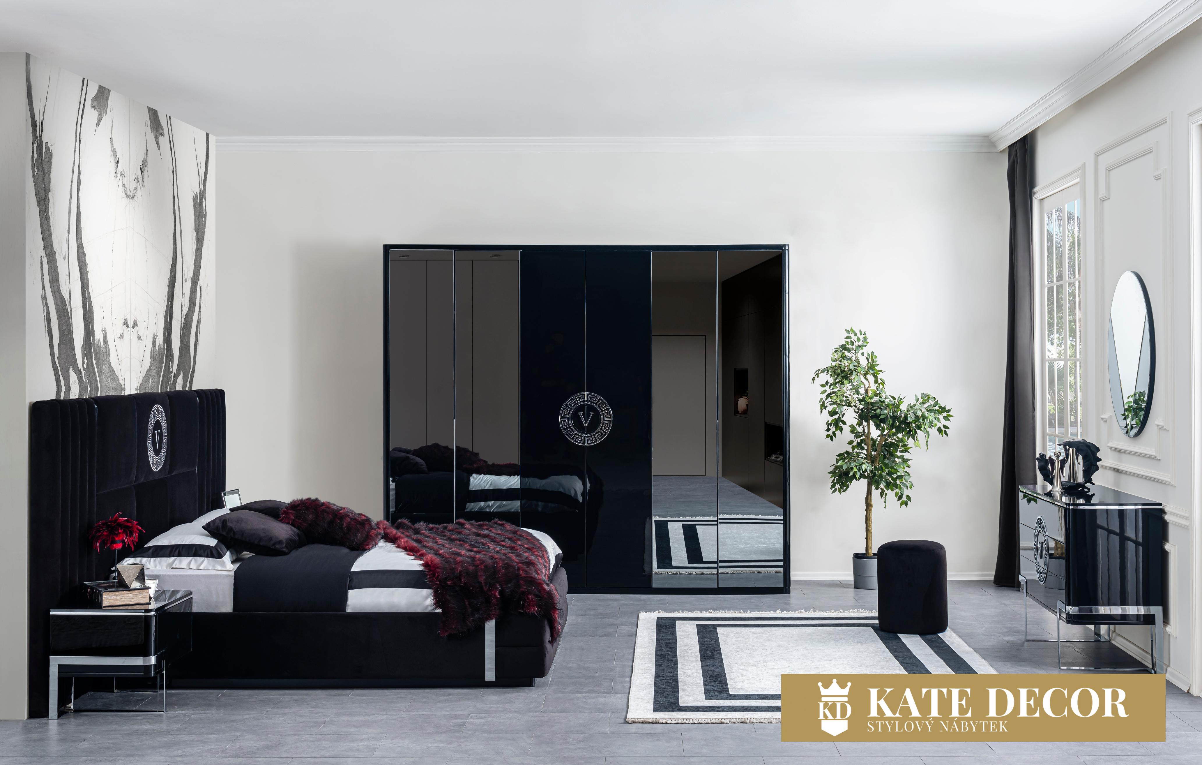 VERSACE BEDROOM SET (2)