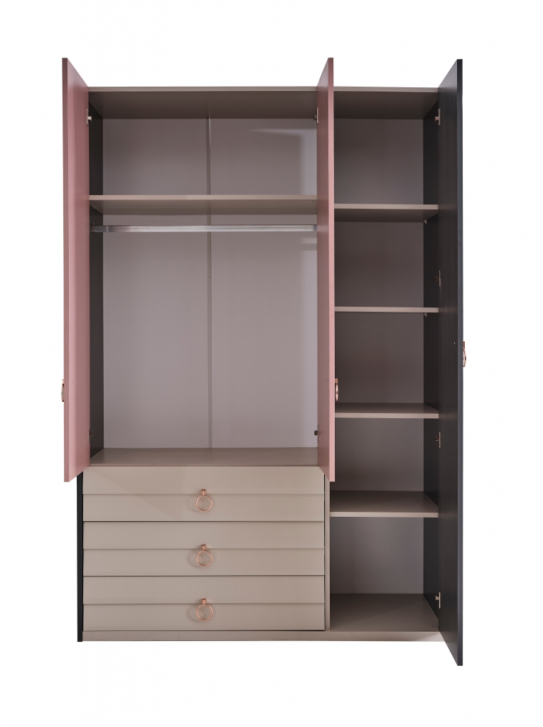 Setra Dekupe 06 3 Doors Wardrobe Inside View