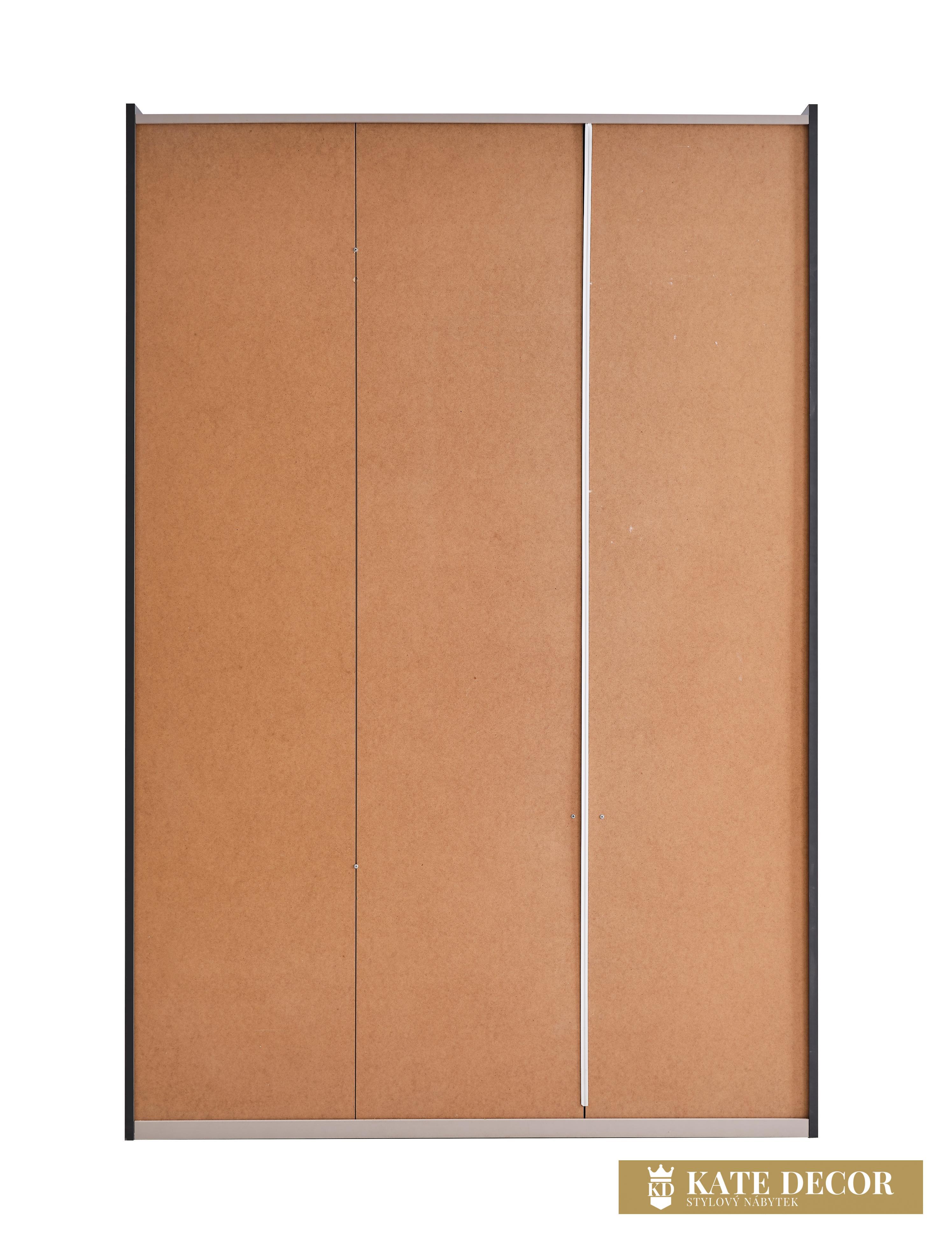 Setra Dekupe 07 3 Doors Wardrobe Back View